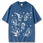 Snoopy Clown Party Unisex Vintage Washed Tee