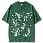 Snoopy Clown Party Unisex Vintage Washed Tee