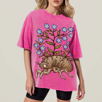 Flower Beetles Unisex Vintage Washed Tee