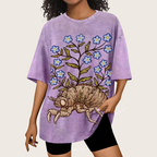 Flower Beetles Unisex Vintage Washed Tee