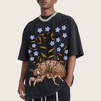 Flower Beetles Unisex Vintage Washed Tee