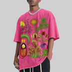 Various Carnivorous Plants Unisex Vintage Washed Tee