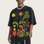 Various Carnivorous Plants Unisex Vintage Washed Tee