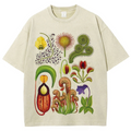 Various Carnivorous Plants Unisex Vintage Washed Tee