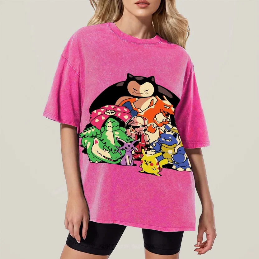 The Original Pokémon Unisex Vintage Washed Tee