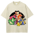 The Original Pok¡§|mon Unisex Vintage Washed Tee