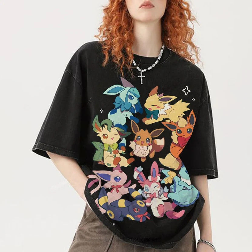 Eevee Unisex Vintage Washed Tee