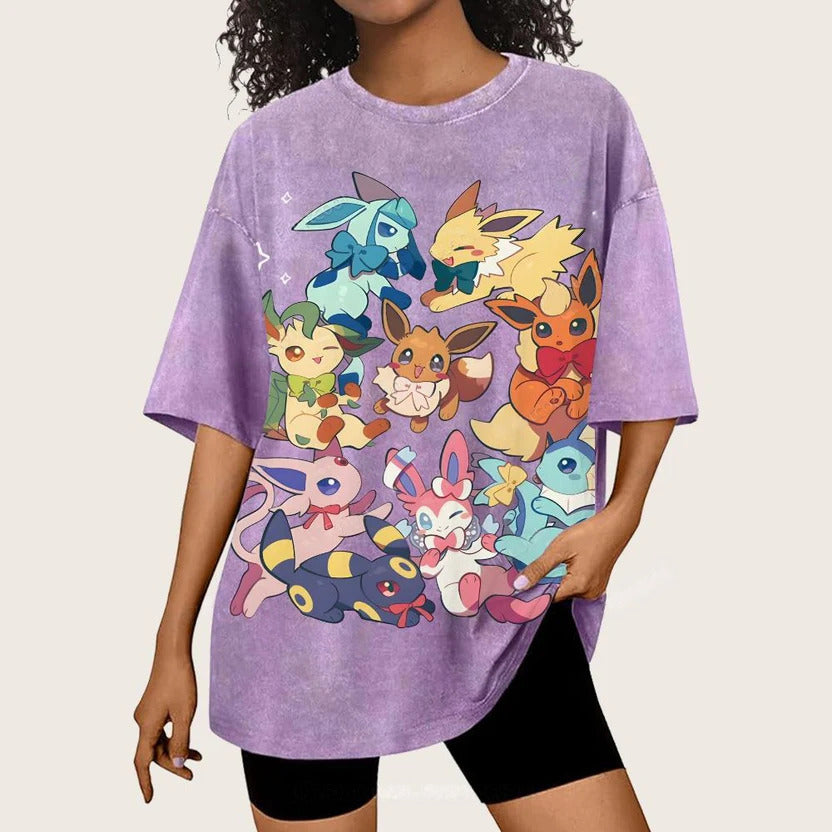 Eevee Unisex Vintage Washed Tee