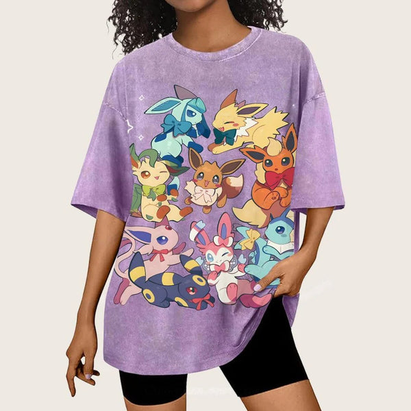 Eevee Unisex Vintage Washed Tee