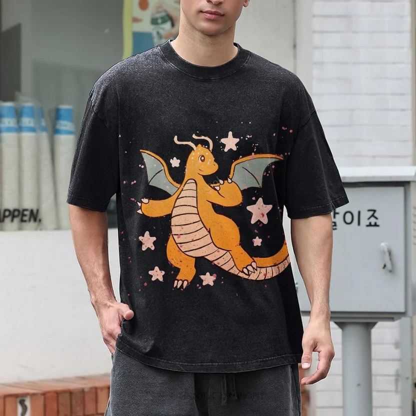 Pokémon Dragonite Unisex Vintage Washed Tee