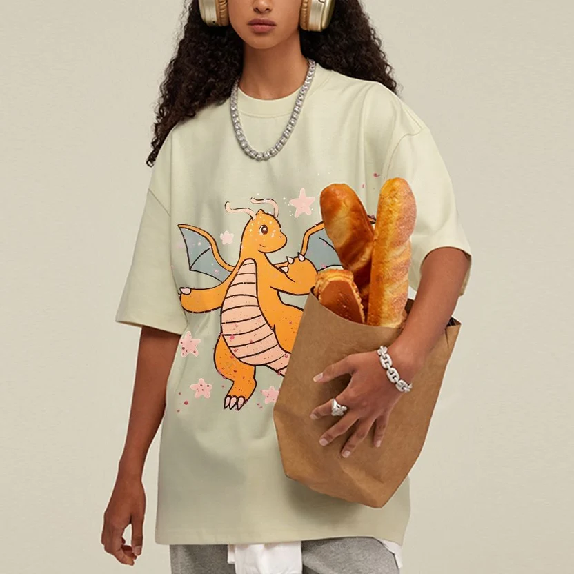 Pokémon Dragonite Unisex Vintage Washed Tee