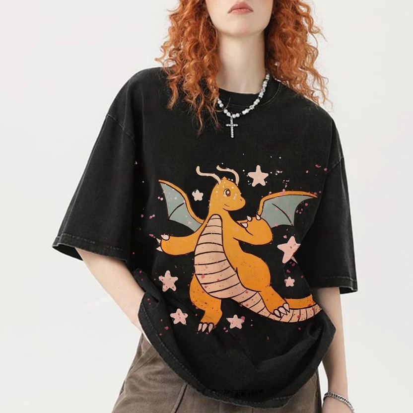 Pokémon Dragonite Unisex Vintage Washed Tee