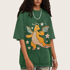 Pok¡§|mon Dragonite Unisex Vintage Washed Tee