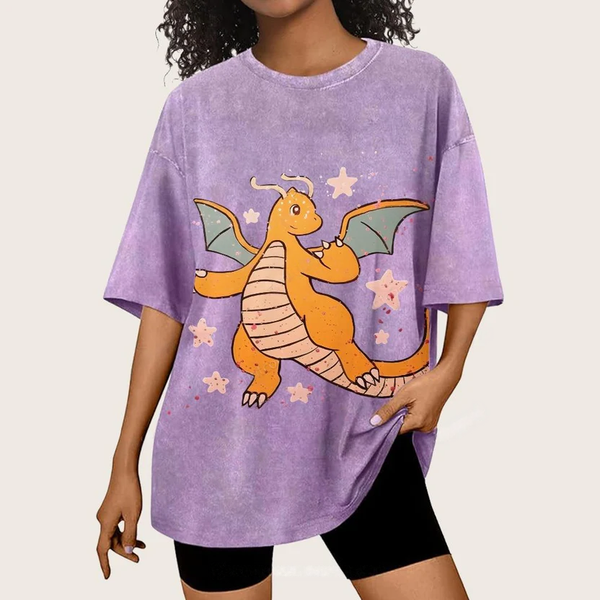 Pokémon Dragonite Unisex Vintage Washed Tee