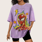 Spider Man Unisex Vintage Washed Tee