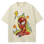 Spider Man Unisex Vintage Washed Tee