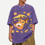 Pok¡§|mon Raichu Unisex Vintage Washed Tee