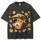 Pok¡§|mon Raichu Unisex Vintage Washed Tee