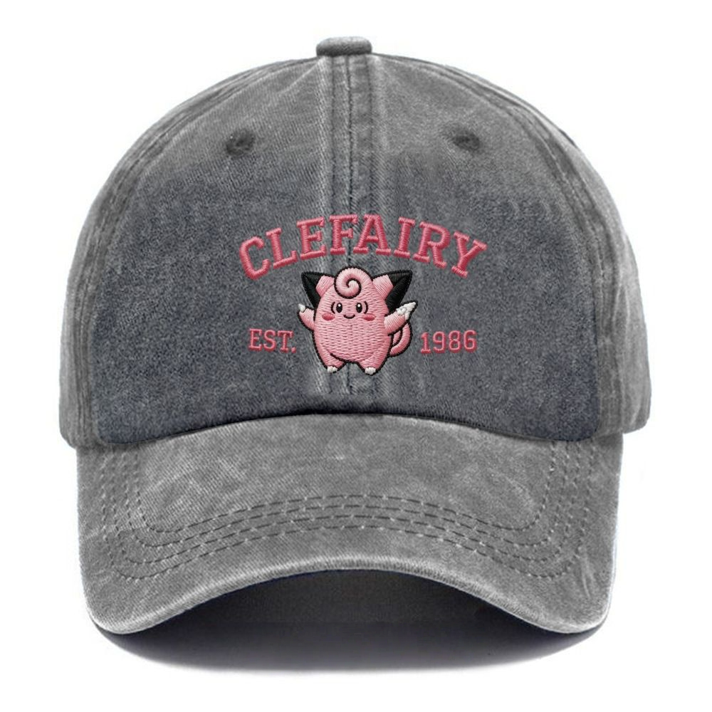 Vintage Varsity Clefairy Embroidered hat
