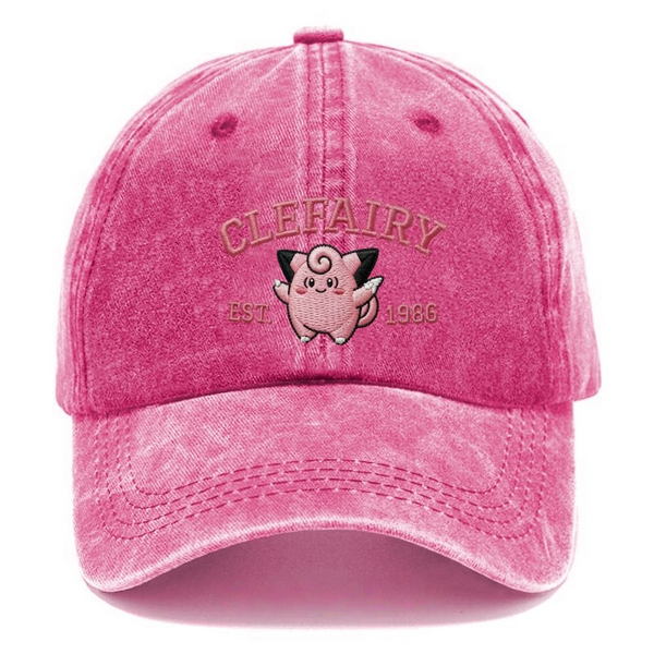 Vintage Varsity Clefairy Embroidered hat