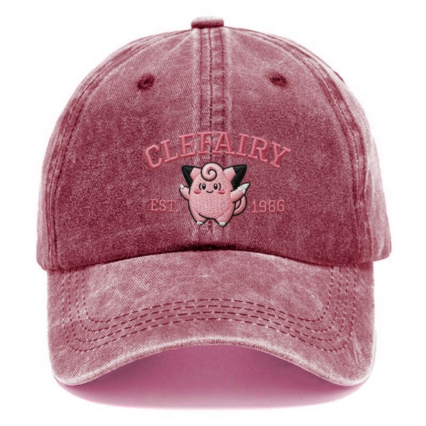Vintage Varsity Clefairy Embroidered hat