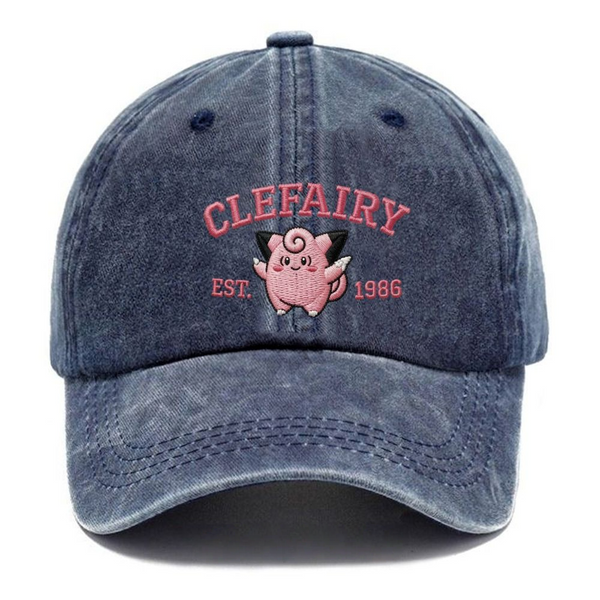 Vintage Varsity Clefairy Embroidered hat