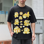 Cute Psyduck Unisex Vintage Washed Tee