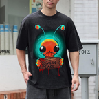 Alien Hominid Unisex Vintage Washed Tee