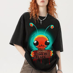 Alien Hominid Unisex Vintage Washed Tee