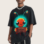 Alien Hominid Unisex Vintage Washed Tee