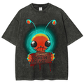 Alien Hominid Unisex Vintage Washed Tee