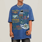 Project Hail Mary Sci Fi Quotes Unisex Vintage Washed Tee