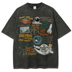 Project Hail Mary Sci Fi Quotes Unisex Vintage Washed Tee