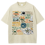 Project Hail Mary Sci Fi Quotes Unisex Vintage Washed Tee
