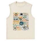 Project Hail Mary Sci Fi Quotes Unisex Washed Tank Top
