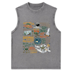 Project Hail Mary Sci Fi Quotes Unisex Washed Tank Top
