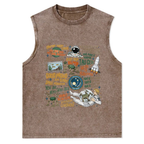 Project Hail Mary Sci Fi Quotes Unisex Washed Tank Top