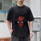 Superhero Spider-Man Unisex Vintage Washed Tee