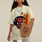 Superhero Spider-Man Unisex Vintage Washed Tee
