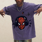Superhero Spider-Man Unisex Vintage Washed Tee