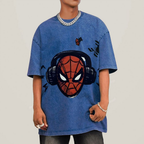 Superhero Spider-Man Unisex Vintage Washed Tee