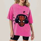 Superhero Spider-Man Unisex Vintage Washed Tee