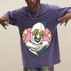 Art The Clown Unisex Vintage Washed Tee