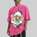 Art The Clown Unisex Vintage Washed Tee