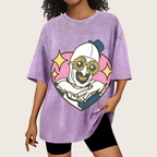 Art The Clown Unisex Vintage Washed Tee