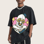 Art The Clown Unisex Vintage Washed Tee