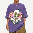 Art The Clown Unisex Vintage Washed Tee