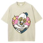 Art The Clown Unisex Vintage Washed Tee