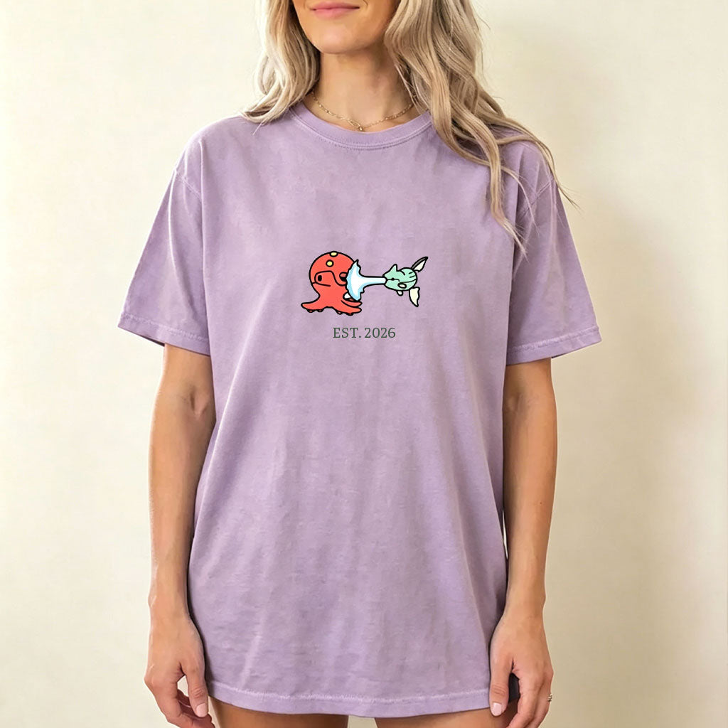 Cute Parent & Kid Octillery Vintage Washed T-Shirt Secondary image