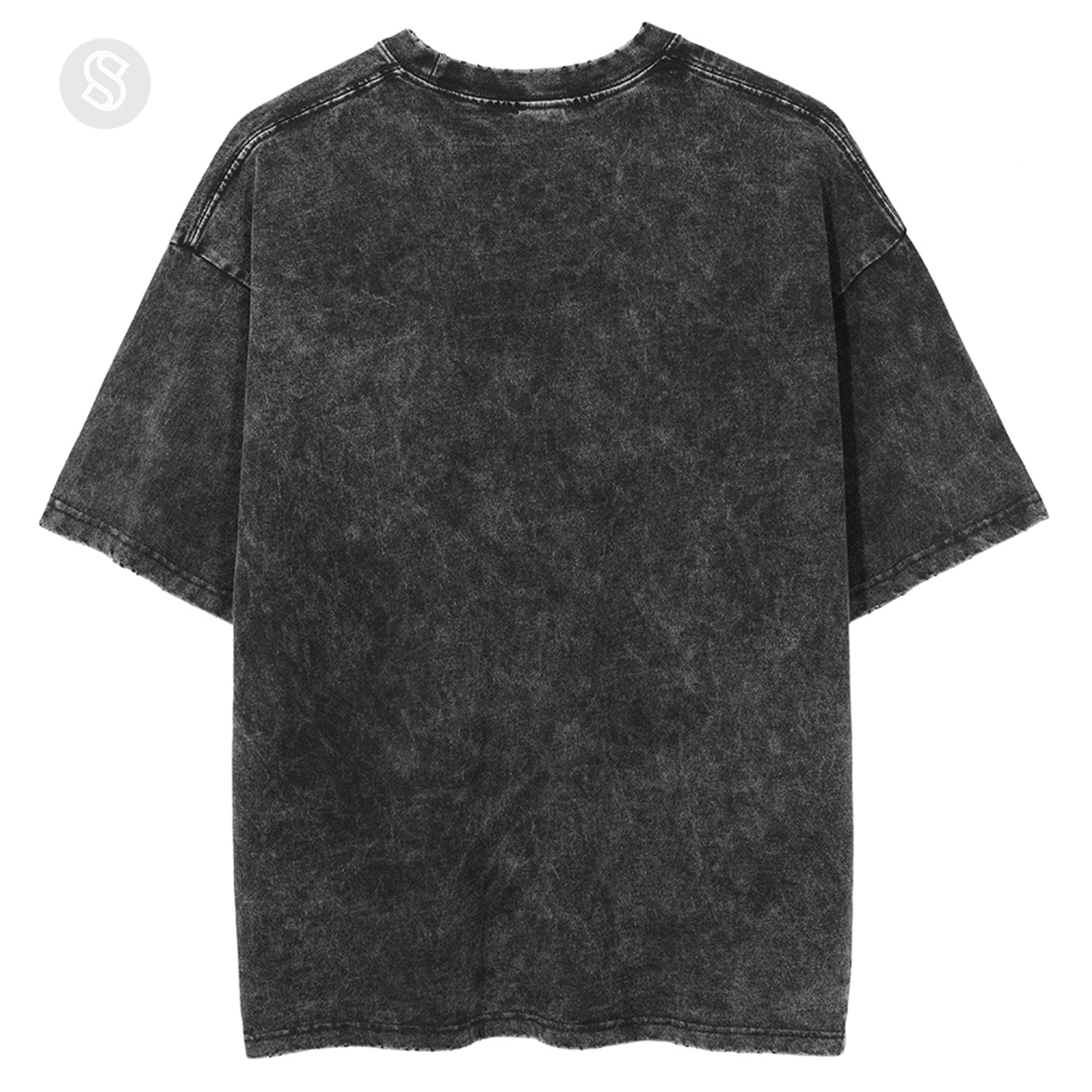 Wizard & Tower Unisex Printed Retro Washed Short Sleeved T-Shirt